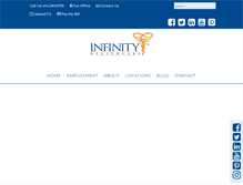Tablet Screenshot of infinityhealthcare.com